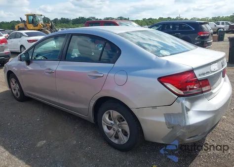 2015 Honda Civic Lx z USA, uszkodzony, nr VIN 19XFB2F54FE065775